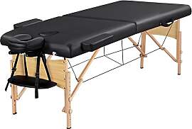Yaheetech Mobile Massagelige 2 Zonen Massagetisch