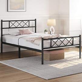 Yaheetech Modern Metallbett Bettgestelle mit