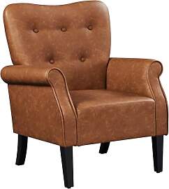 Yaheetech Ohrensessel modern Holzbeine Sessel