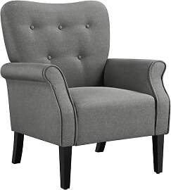 Yaheetech Ohrensessel modern Holzbeine Sessel