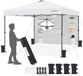 Yaheetech Pop up Pavillon 3x3m Faltpavillon mit 1