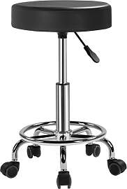 Yaheetech Rollhocker Höhenverstellbar 50,5–65
