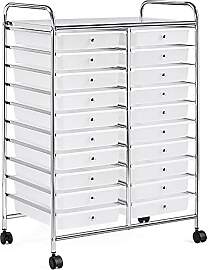 Yaheetech Rollwagen Badrollwagen Rollcontainer mit 