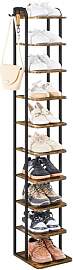 Yaheetech Schmales Schuhregal, Schuhablage mit 10