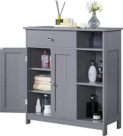 Yaheetech Unterschrank Badezimmerschrank