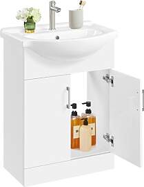 Yaheetech Waschbeckenunterschrank
