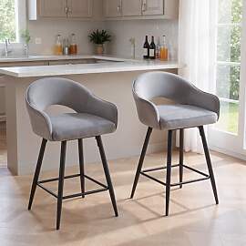 Ya-Home Barhocker 2er Set 360°drehbar Barstuhl