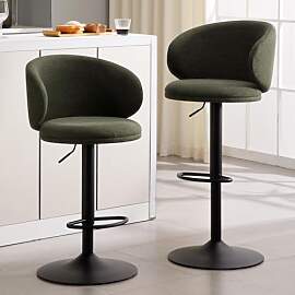 Ya-Home Barhocker 2er Set Barstuhl mit Lehne