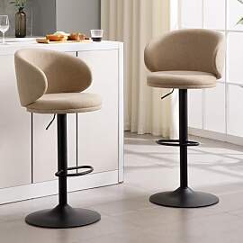 Ya-Home Barhocker 2er Set Barstuhl mit Lehne