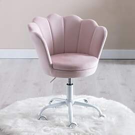 Ya-Home Drehstuhl Kinder Samt Schreibtischstuhl