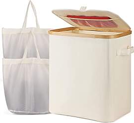 Yamagahome Wäschekorb mit Deckel 60L,
