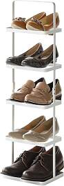 Yamazaki 2478 TOWER Schuhregal, weiß, Stahl,