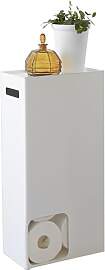 Yamazaki 3455 TOWER Toilettenpapierspender, weiß, 