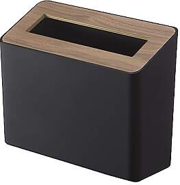 Yamazaki 5230 RIN Tisch-Mülleimer, schwarz,