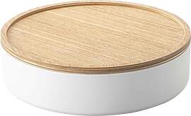 YAMAZAKI 5801 RIN Runde Aufbewahrungsbox mit