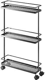 Yamazaki 7152 TOWER Nischenwagen, schwarz, Stahl,