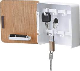 Yamazaki RIN Magnetische Schlüsselbox, weiß,