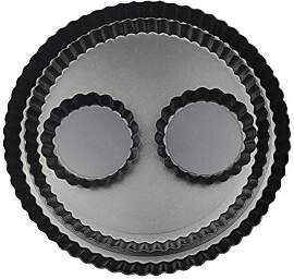 Yamteck Tarteform 28/24/2x10cm mit Hebeboden,
