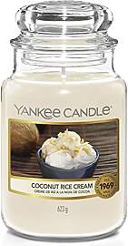 Yankee Candle Duftkerze, Glas, Creme, 623g