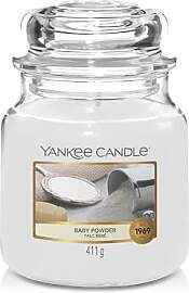 Yankee Candle Duftkerze im Glas| Baby Powder |
