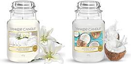 Yankee Candle Duftkerze im Glas (groß) – Fluffy 