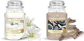 Yankee Candle Duftkerze im Glas (groß) – Fluffy 