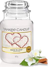 Yankee Candle Duftkerze im Glas (groß) | Snow In