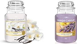 Yankee Candle große Duftkerze im Glas, Vanilla,