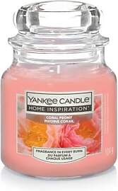 YANKEE Kleine Kerze im Glas, Korallen-Pfingstrose, 