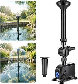 YAOBLUESEA 2500L/h 45W Garten Springbrunnenpumpe