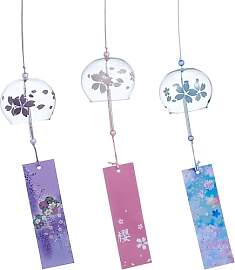 Yardwe 3 STK Japanisches Windspiel Japanische