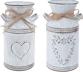 YARNOW 2 Stücke Vintage Blumenvase Rustikal