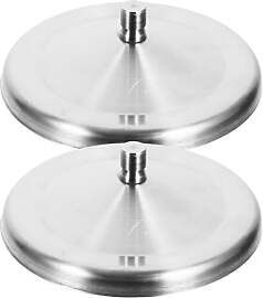 YARNOW 2Er Set Edelstahl Becherdeckel 10Cm