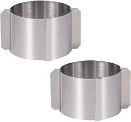 YARNOW Edelstahl Mousse Ring 6.00In Verstellbar