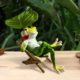 Yarteim Garten Deko Frosch Figuren, Frosch Figur