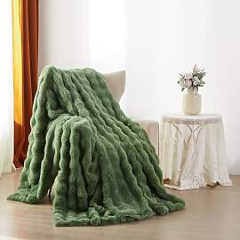 YASMENG Plüsch Kuscheldecke Flauschig Winter Warm 