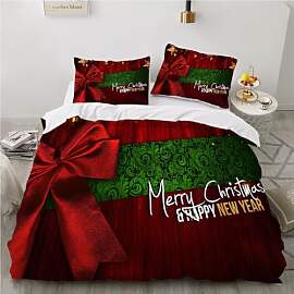 YASMENG Weihnachts Bettwäsche 135x200 Wintermotiv 