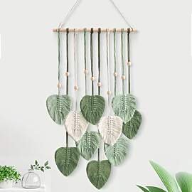 YATOSEEN Makramee Wandbehang, Blättern Boho