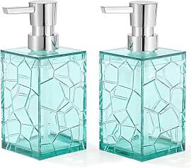 YAUKPH Seifenspender-Set aus Acryl-Kunststoff,