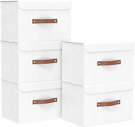 Yawinhe 5 Stück Aufbewahrungsbox mit Deckel,