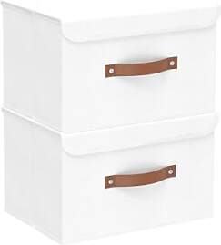Yawinhe Faltbare Aufbewahrungsbox mit Deckel,
