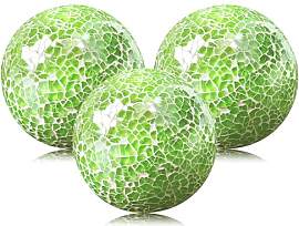 Yazikisa 8,5cm Dekorative Glaskugeln Glas