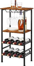YBING Weinregal, Freistehend, Boden-Weinbarregal
