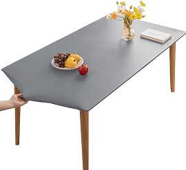 YCDZSW PU-Leder Elastische Tischdecke