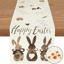YCOLL Osterdeko Tischläufer Ostern Tischläufer