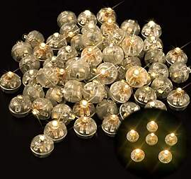 YeahBoom 120 Stück LED Ballons Lichter,Mini Bunt