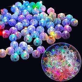 YeahBoom 120 Stück LED Ballons Lichter,Mini Bunt
