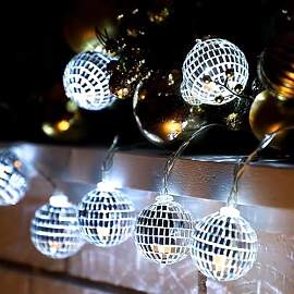 YeahBoom 20 LED Discokugel Lichterkette,300cm