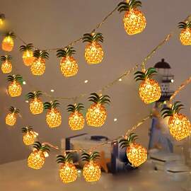 YeahBoom Ananas Lichterkette,150CM 10 LED Hawaii