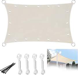YedZen Sonnensegel 2x3m, Wasserdicht Sonnensegel